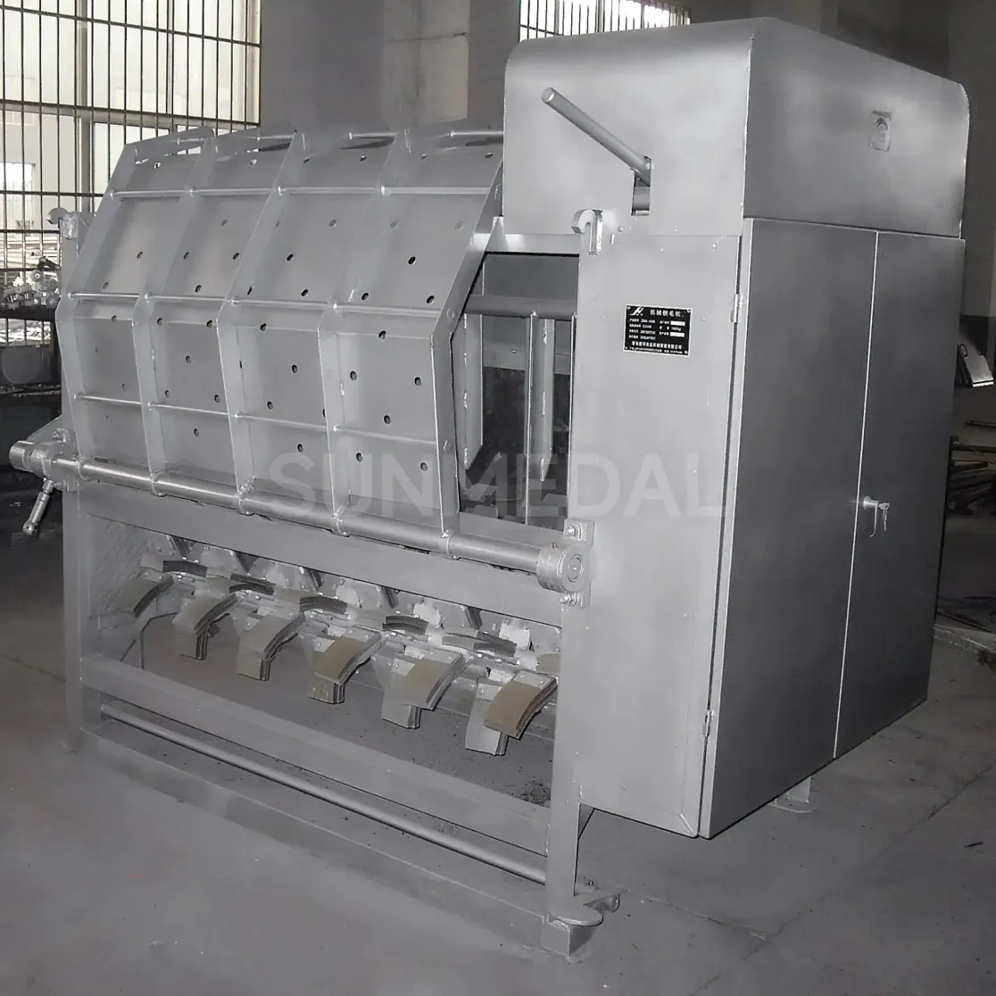 A máquina dehaying espiral é apropriada para o uso em operações do abate do porco - Máquina remoção cabelo porco - foodmachtech