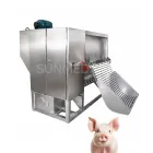 Máy cắt tóc xoắn ốc dùng để cắt lông xác lợn trong quá trình giết mổ - Máy tẩy lông lợn - foodmachtech