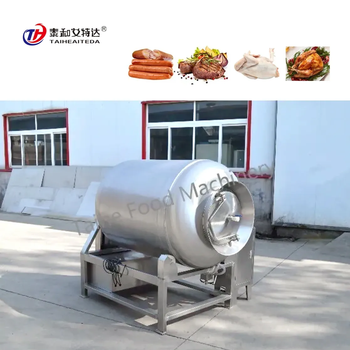 Industrial Vacuum Rolling Tumbler Machine Commercial Meat Marinade Tumbler For Sausage Ham - Tumbler - foodmachtech