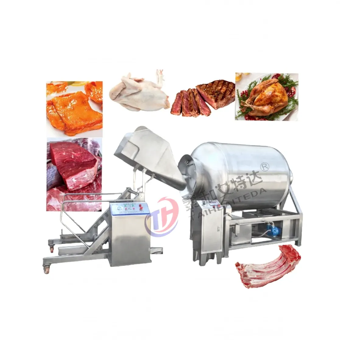 Industrial Vacuum Rolling Tumbler Machine Commercial Meat Marinade Tumbler For Sausage Ham - Tumbler - foodmachtech