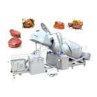 Large inclined automatic lifting vacuum rolling machine - Tumbler - foodmachtech