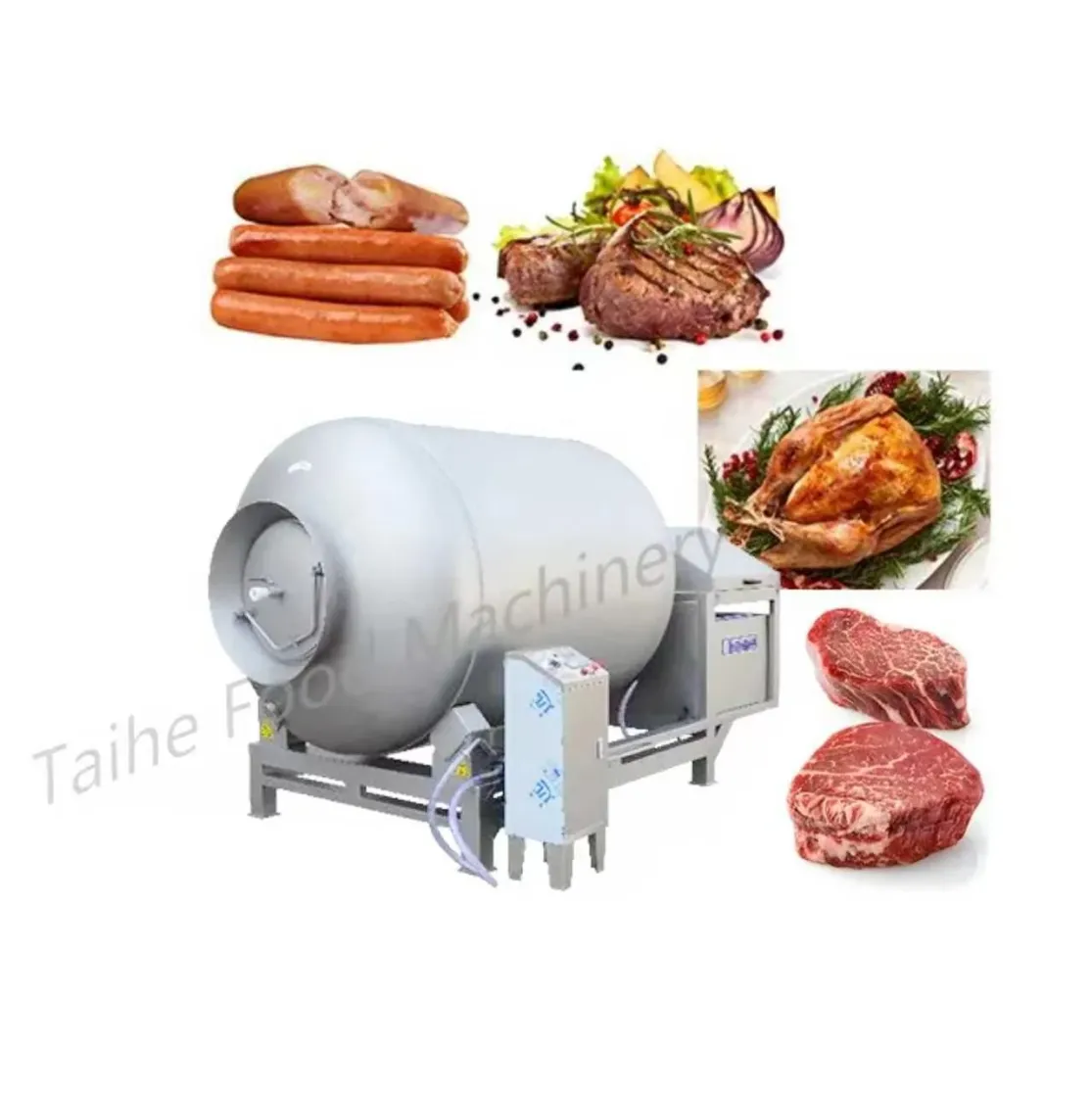 Industrial Vacuum Rolling Tumbler Machine Commercial Meat Marinade Tumbler For Sausage Ham - Tumbler - foodmachtech
