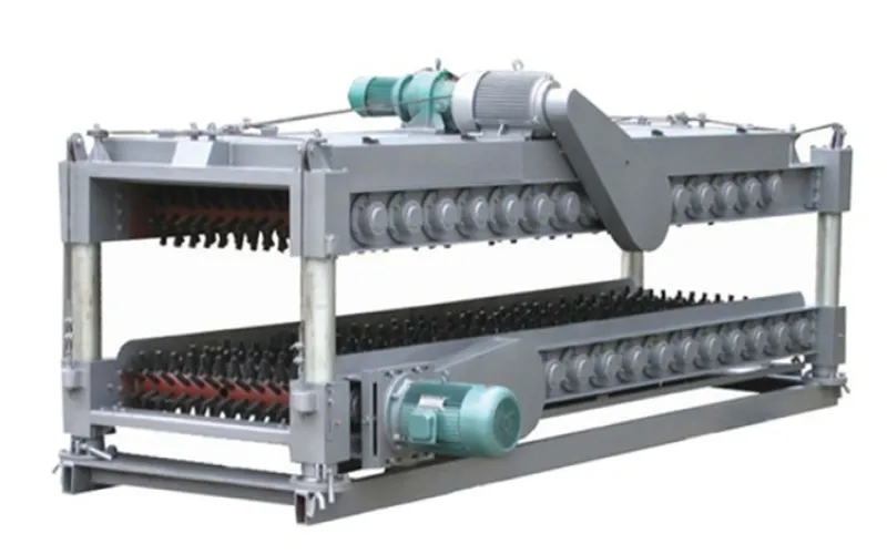 La máquina de desplumado horizontal de cama plana P/WTJ-900 es adecuada para desplumar pollos y patos sacrificados - Máquina de desplumado de aves de corral - foodmachtech