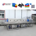 Automatische kommerzielle Kunststoffs chale Rück prall flache Nudel box Tunnel Waschmaschine Umsatz Korb Reinigung Waschmaschine - Wasch tunnel - foodmachtech