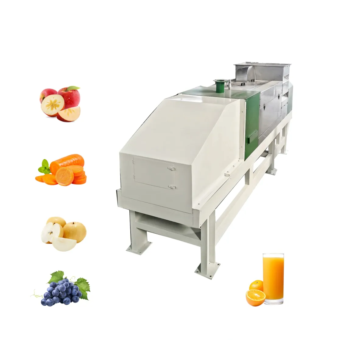 Prensa de tornillo comercial de acero inoxidable bjbj-500 - Prensa de uva - foodmachtech