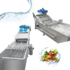 ステンレス钢商业フルーツ洗濯机 - コンベヤーベルト - foodmachtech
