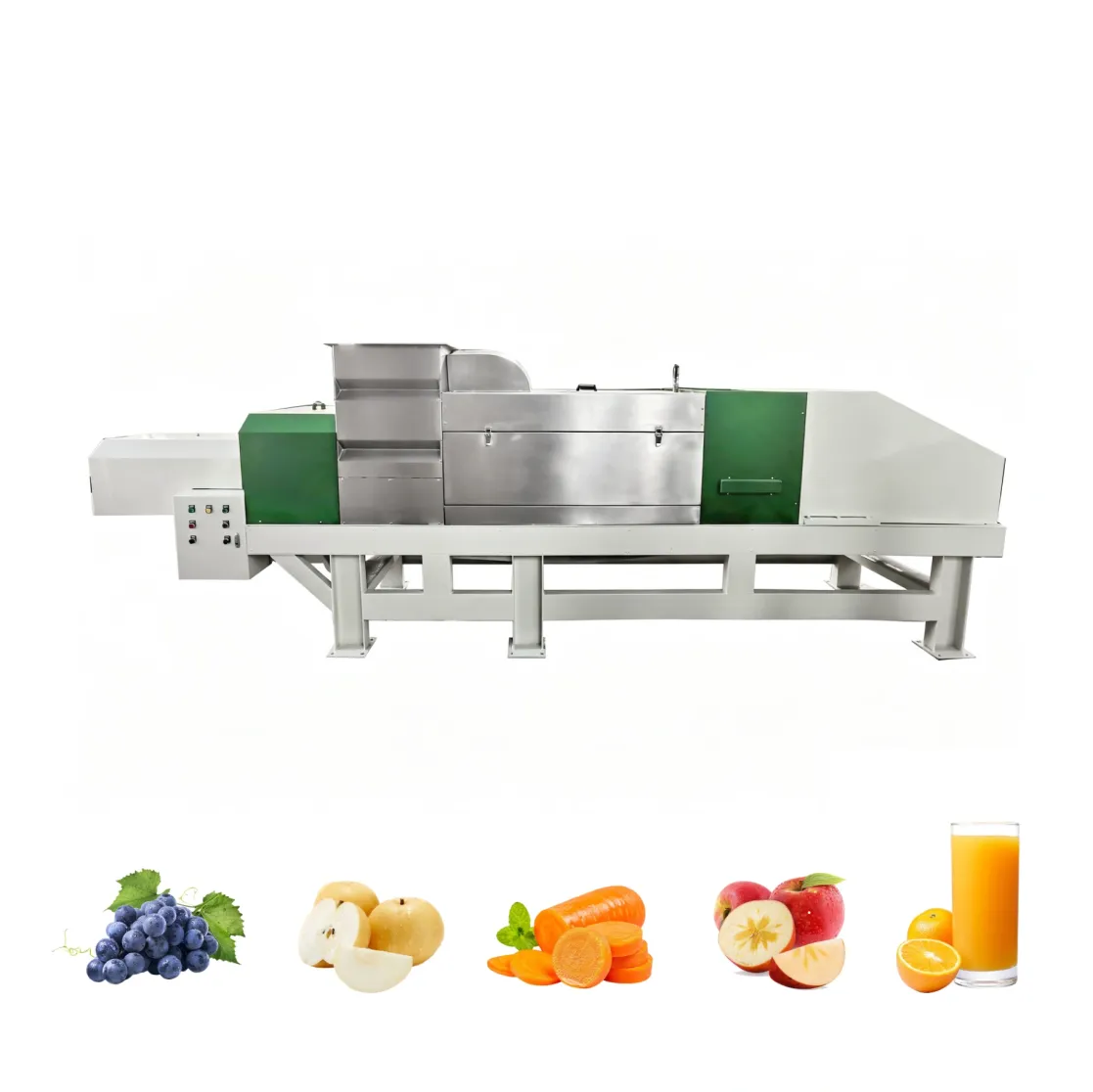 Prensa de tornillo comercial de acero inoxidable bjbj-500 - Prensa de uva - foodmachtech