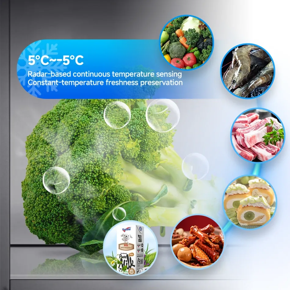 Inverter Refrigerador de una puerta - Almacenamiento en frío de frutas y verduras - foodmachtech