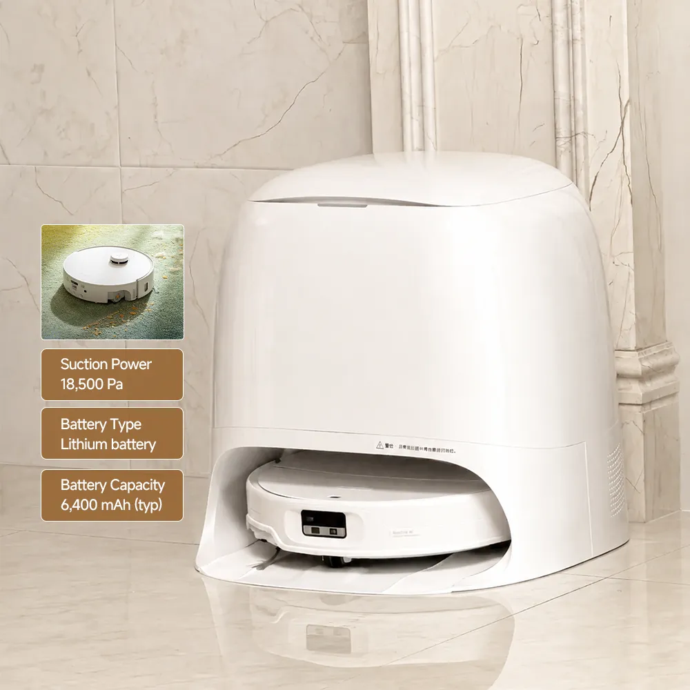 Pro Robot Aspirador, 18500Pa Potente Succión, Anti-Enredo, Limpieza de Fregona de Alta Temperatura - Carro de cocina - foodmachtech