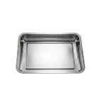 Plato de cena espesado rectangular del acero inoxidable 304 para la fruta, sushi, bandeja del café de los postres - Vajilla - foodmachtech