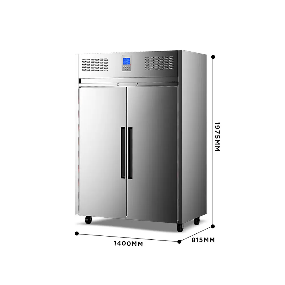 Congelador de doble puerta impulsado por inversor - Almacenamiento en frío de frutas y verduras - foodmachtech