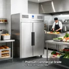 Congelador de doble puerta impulsado por inversor - Almacenamiento en frío de frutas y verduras - foodmachtech