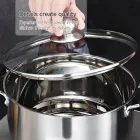 プレミアム304ステンレス钢ストックポット - キッチン用品 - foodmachtech