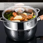 , Sartén Yukihira de acero inoxidable, Cacerola martilla japonesa - Hervidor de cocina - foodmachtech