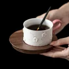Tazza da caffè in ceramica con manico, adatta per latte macinato, tè caldo e cacao - Stoviglie - foodmachtech