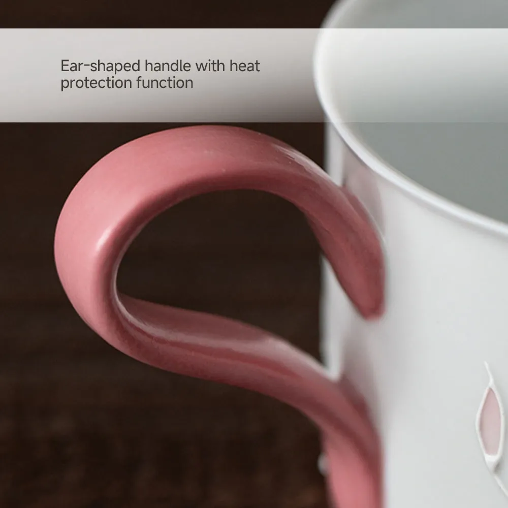 Tazza da caffè in ceramica con manico, adatta per latte macinato, tè caldo e cacao - Stoviglie - foodmachtech