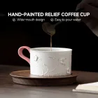 Tazza da caffè in ceramica con manico, adatta per latte macinato, tè caldo e cacao - Stoviglie - foodmachtech