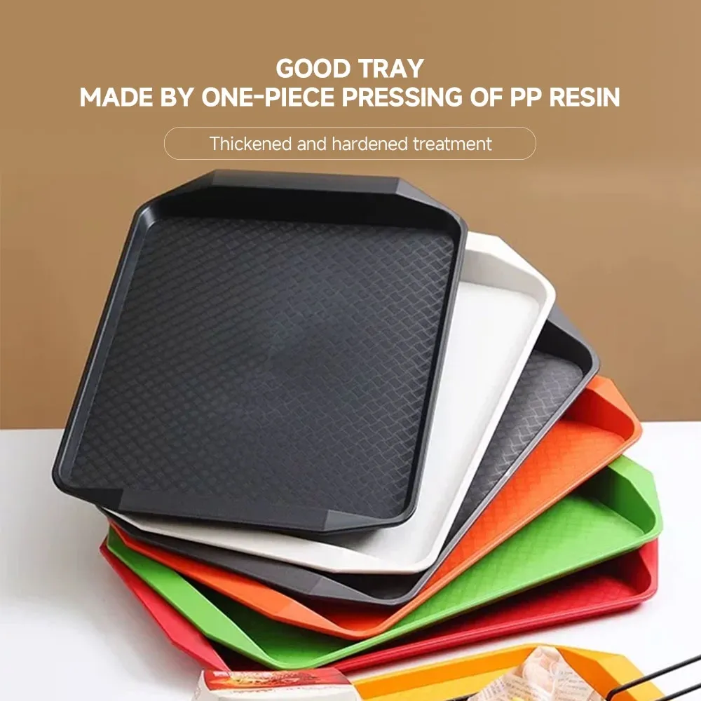 Vassoio da servizio antiscivolo per uso commerciale e domestico, vassoio in plastica per ristoranti, mense, bar e hotel - Stoviglie - foodmachtech