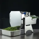 Cortadora de verduras y carne comercial-corte de 5mm, hoja de acero inoxidable, ideal para uso en el hogar y en restaurantes pequeños - Cortador de verduras - foodmachtech
