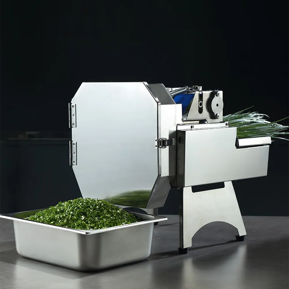 Cortadora de verduras y carne comercial-corte de 5mm, hoja de acero inoxidable, ideal para uso en el hogar y en restaurantes pequeños - Cortador de verduras - foodmachtech