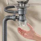 Fregadero de cocina comercial independiente de acero inoxidable con grifo - Lavabo de lavado vegetal - foodmachtech