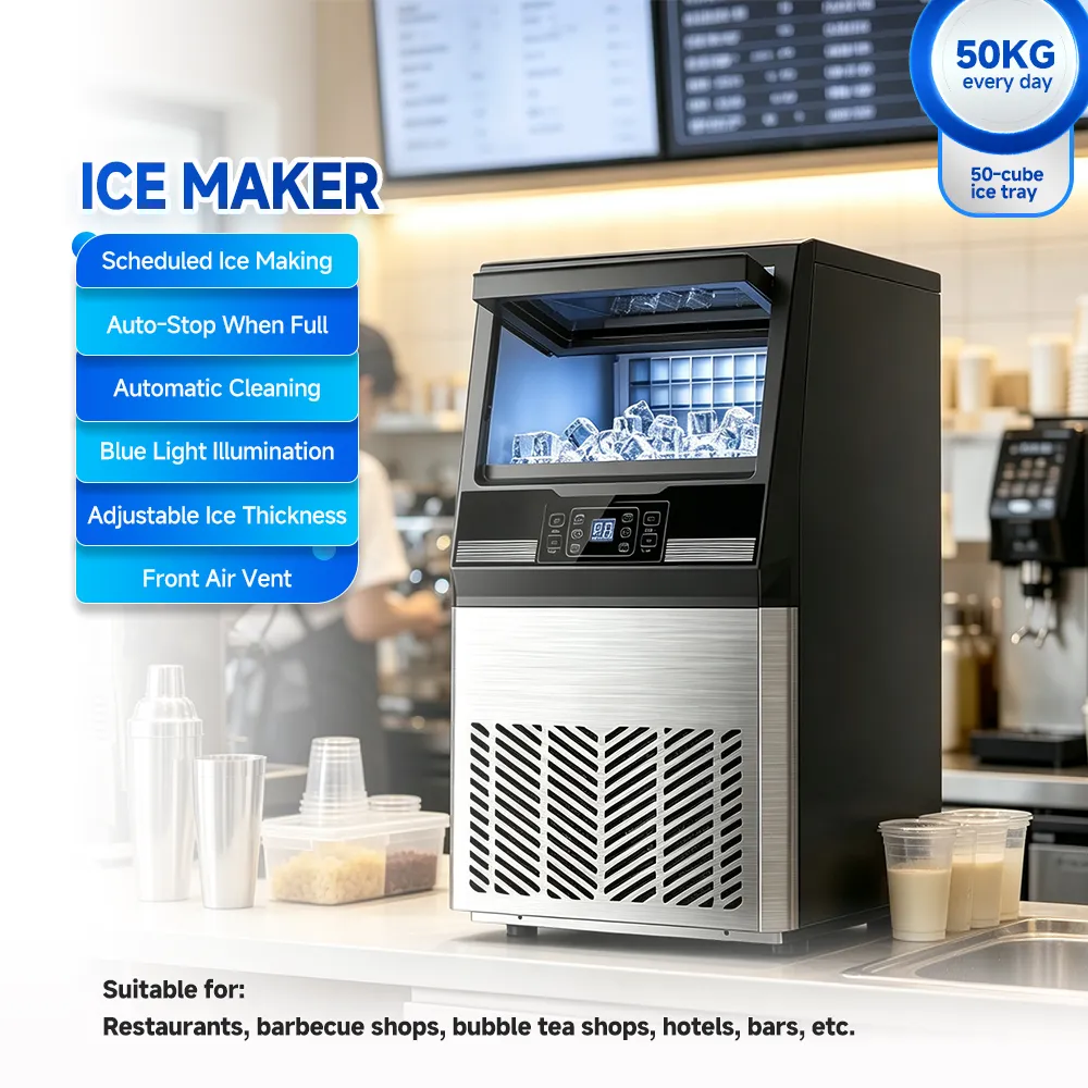 Máquina de hielo de 50 kg - Fabricante de hielo - foodmachtech