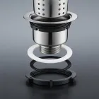 Fregadero de cocina comercial independiente de acero inoxidable con grifo - Lavabo de lavado vegetal - foodmachtech