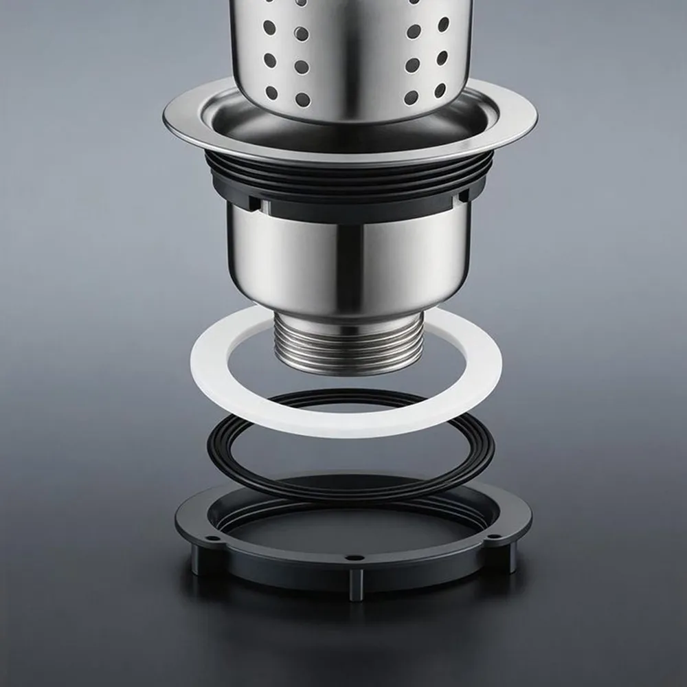 Fregadero de cocina comercial independiente de acero inoxidable con grifo - Lavabo de lavado vegetal - foodmachtech