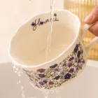 Set di tazze e piattini floreali da giardino, tazza di caffè per negozio di dessert - Stoviglie - foodmachtech