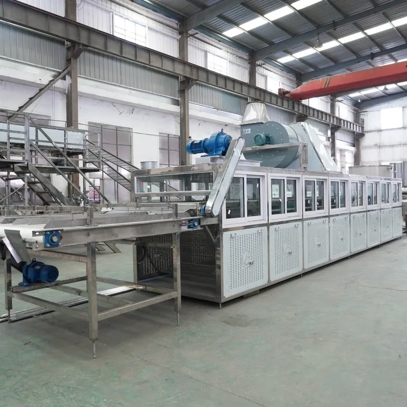 Linea di produzione fritta della tagliatella istantanea | Macchina automatica della tagliatella istantanea - Linea di produzione della tagliatella istantanea - foodmachtech