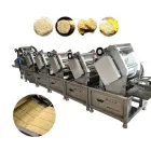 Cadena de producción frita de los tallarines inmediatos del acero inoxidable de la categoría alimenticia 304, tallarines automáticos que hacen la máquina - Línea de producción de fideos instantáneos - foodmachtech