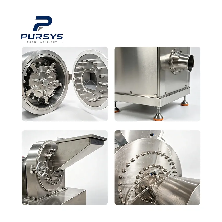 Industrial Universal 20–120 Mesh Chili Coffee Pin Mill Grinder for Fine Powder Production - Food Crushers - foodmachtech