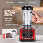 Frullatore commerciale 2200W-Miscelatore ristorante resistente con lame in acciaio inossidabile, motore silenzioso e funzione autopulente - Frantoio - foodmachtech
