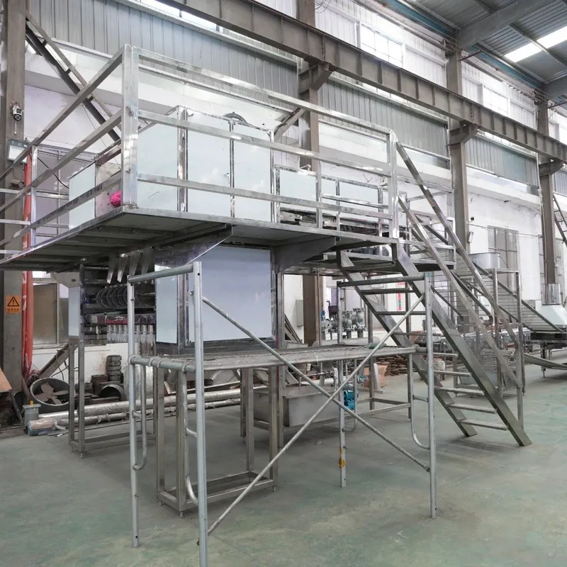 Linea di produzione fritta della tagliatella istantanea | Macchina automatica della tagliatella istantanea - Linea di produzione della tagliatella istantanea - foodmachtech