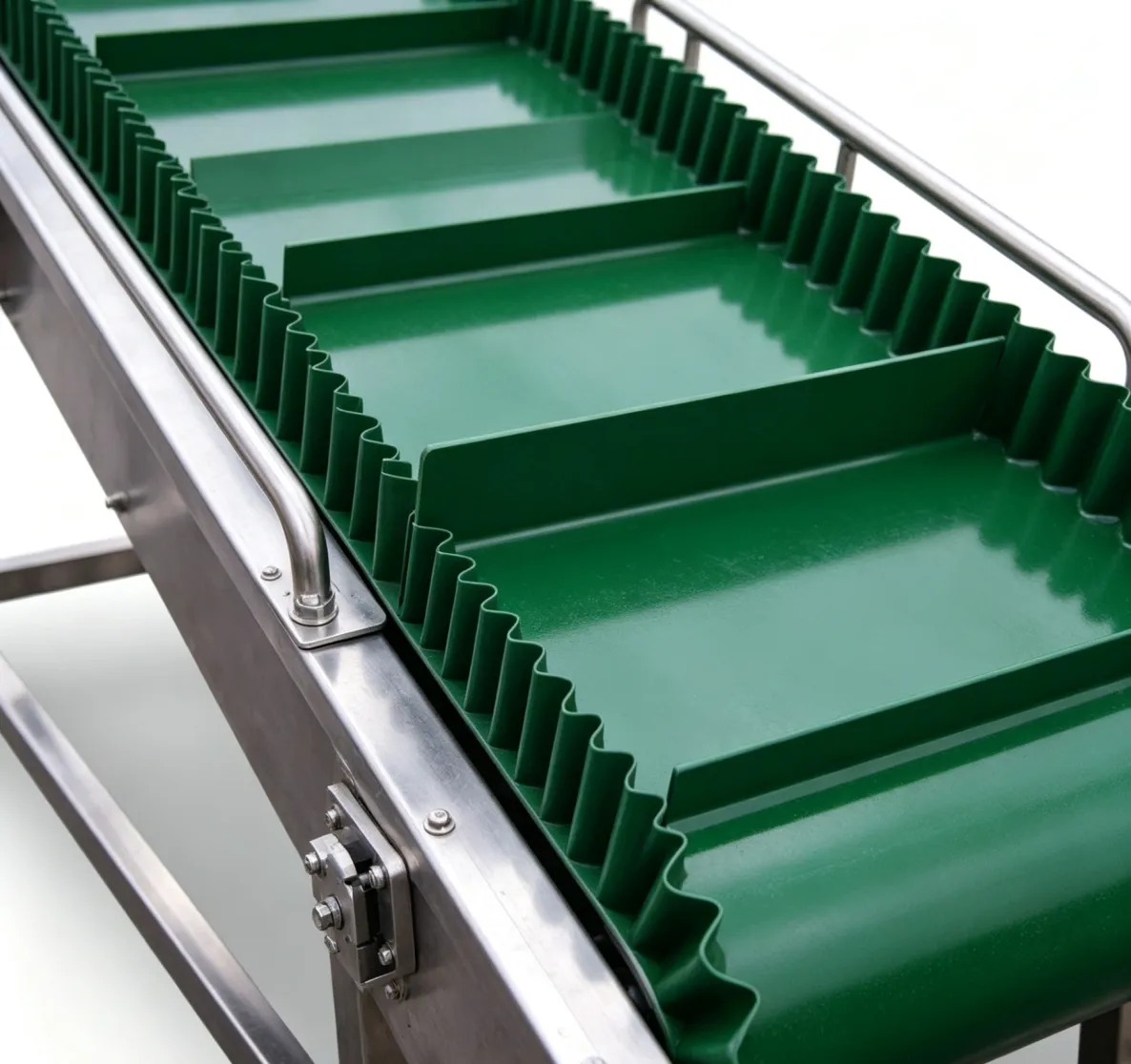 Sistema industriale del nastro trasportatore per le linee di lavorazione della polvere - Nastro trasportatore - foodmachtech