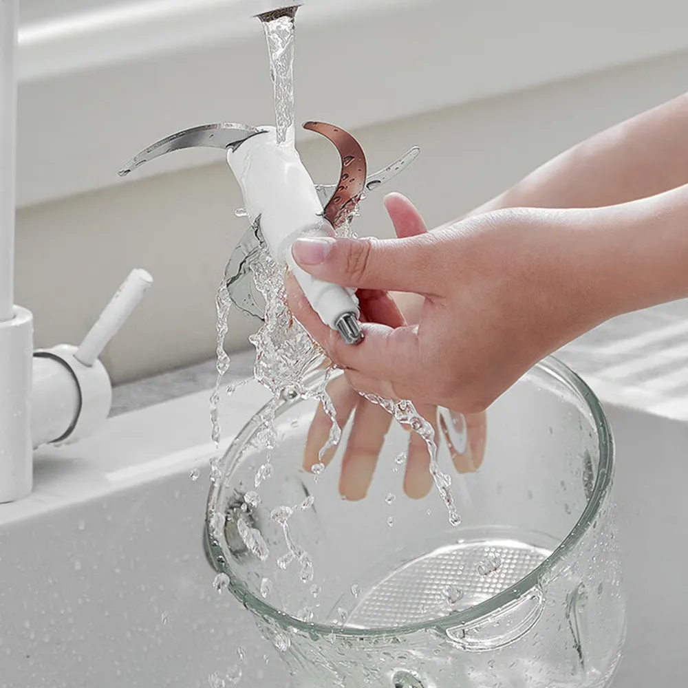 Licuadora automática, fácil de limpiar, diseño de cuchilla cruzada, perfecta para batidos, salsas, batidos y brownies - Mezclador de alta velocidad - foodmachtech
