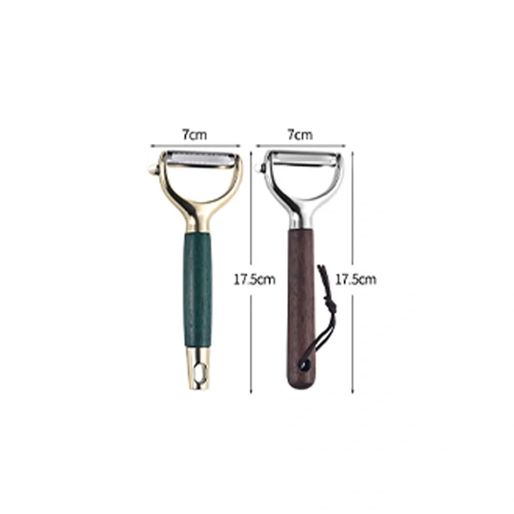 Peeler in acciaio inossidabile premium con manico in legno, utensile da cucina multiuso affilato per verdure, frutta, patate - Utensili da cucina - foodmachtech