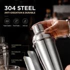 Shaker per cocktail in 3 pezzi - Utensili da cucina - foodmachtech