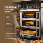 Forno elettrico commerciale di grande capacità, forno professionale di convezione per la panetteria, la pizza e la pasticceria - Forno - foodmachtech