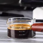 Coppa di misura in vetro con manico in legno - Utensili da cucina - foodmachtech