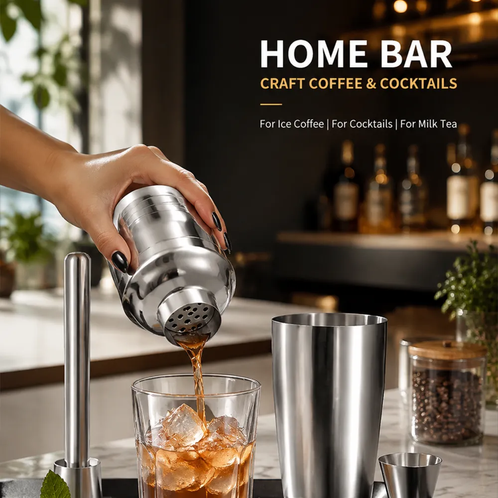 Shaker per cocktail in 3 pezzi - Utensili da cucina - foodmachtech