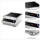 Cooktop de inducción compacto y eficiente para restaurantes y catering - Estufa de quemador único - foodmachtech