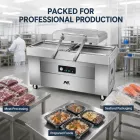 Double-Chamber Vacuum Packaging Machine, 304 Stainless Steel, High Efficiency for Meat, Seafood & Prepared Food - Packaging Machine - foodmachtech
