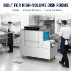 Lavavajillas automático resistente del transportador para las cocinas comerciales - Lavavajillas - foodmachtech