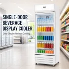 Refrigerador comercial de la exhibición de la bebida de la Solo-puerta-vidrio claro, enfriamiento confiable - Caso de exhibición - foodmachtech