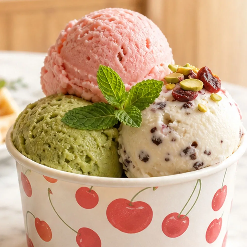 Disposable Ice Cream Paper Bowl - Consumables - foodmachtech