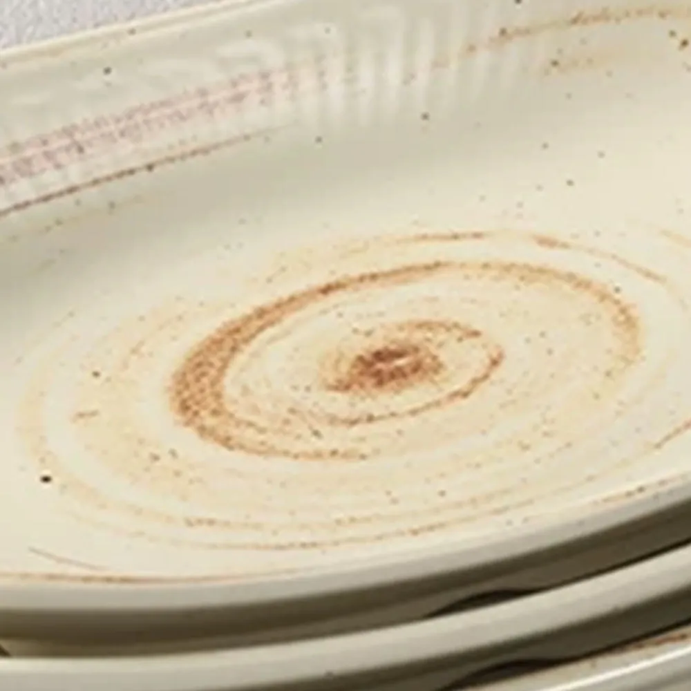 ‌Élégante assiette de service en forme de bateau - Vaisselle - foodmachtech