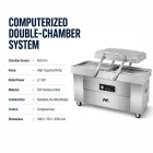 Commercial Double Chamber Vacuum Packing Machine, Industrial Food Vacuum Sealing Equipment - Packaging Machine - foodmachtech