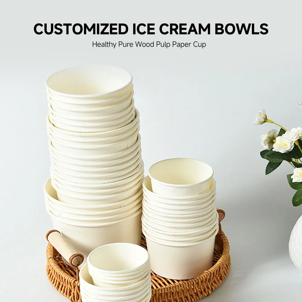 Disposable Ice Cream Paper Bowl - Consumables - foodmachtech