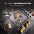 Prato plano Prato jantar ocidental - Louça de mesa - foodmachtech